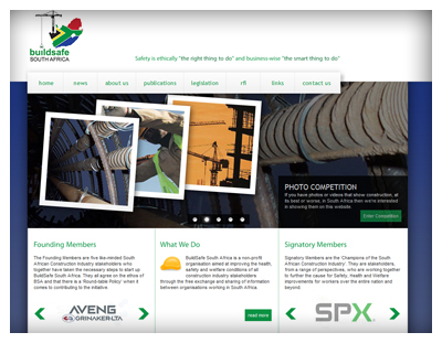 BuildSafe South Africa Website