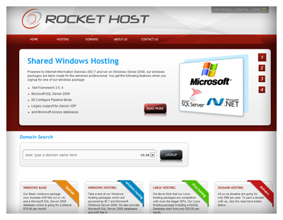 RocketHost Website